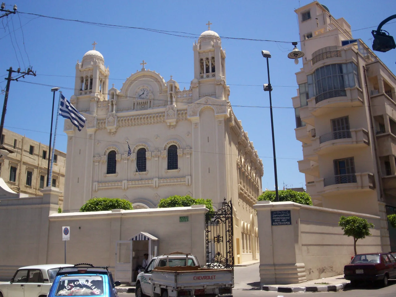 Greek Orthodox Cathedral dedicated to the Annunciation of the Blessed Virgin Mary, Downtown Alexandria, Egypt